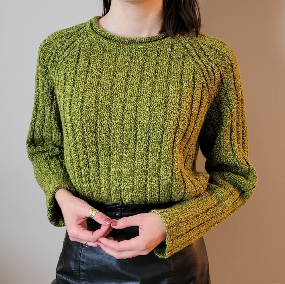 VTG | Green Crew Neck Sweater